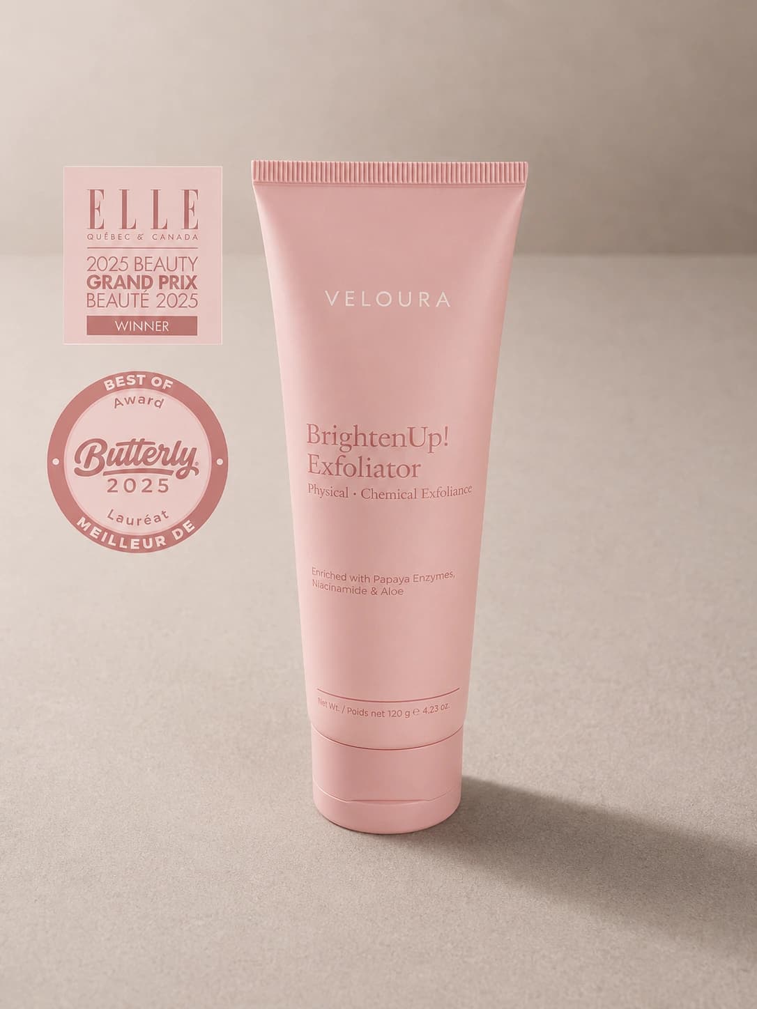 BrightenUp! Exfoliator Physical + Chemical Exfoliator